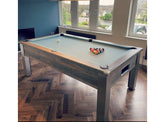 Funky Munky Tournament Slate Bed Pool Table 6FT / 7FT - Distressed Oak Table Finish